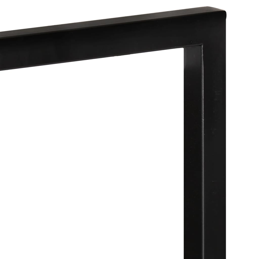 Étagères murales 2 pcs 25x25x75 cm Bois d'acacia et acier - XIOS