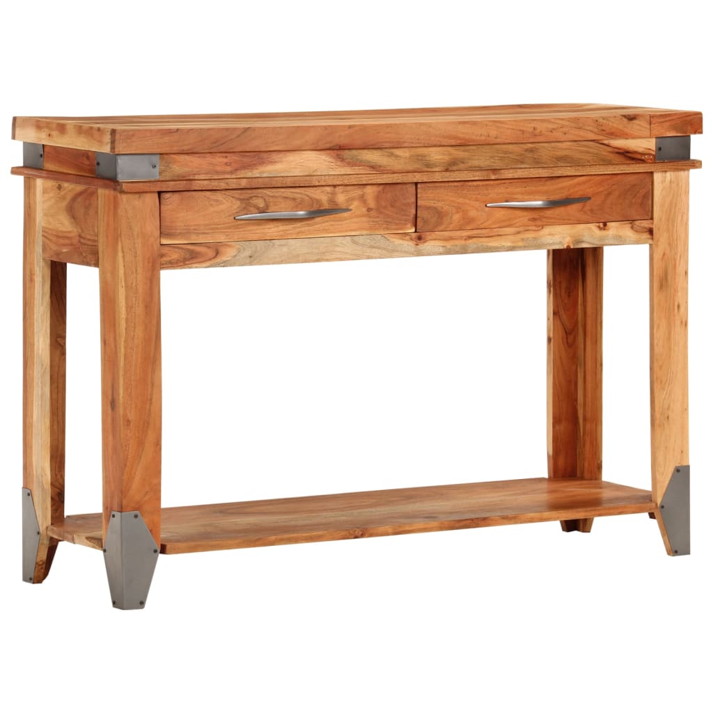 Table console 110x34x74 cm Bois d'acacia massif - XIOS