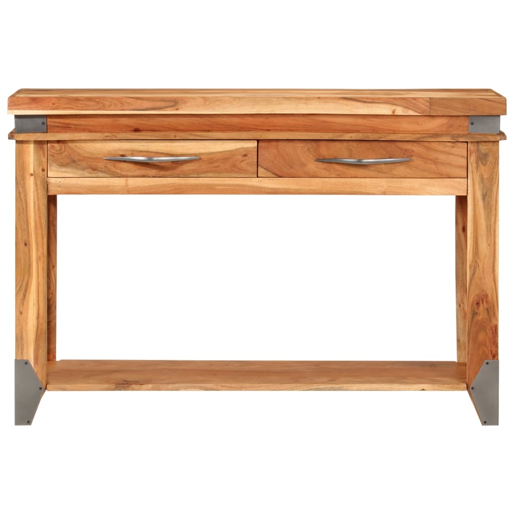 Table console 110x34x74 cm Bois d'acacia massif - XIOS