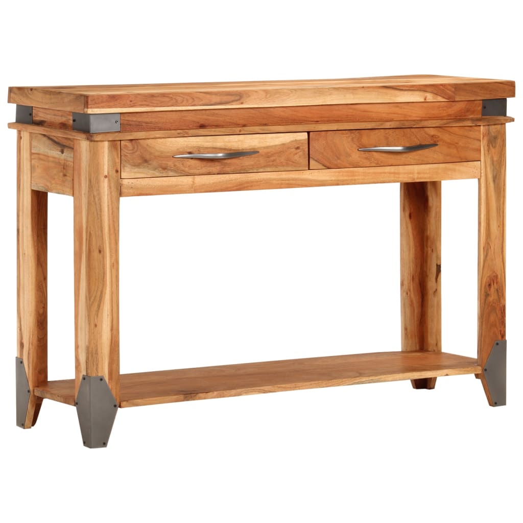 Table console 110x34x74 cm Bois d'acacia massif - XIOS