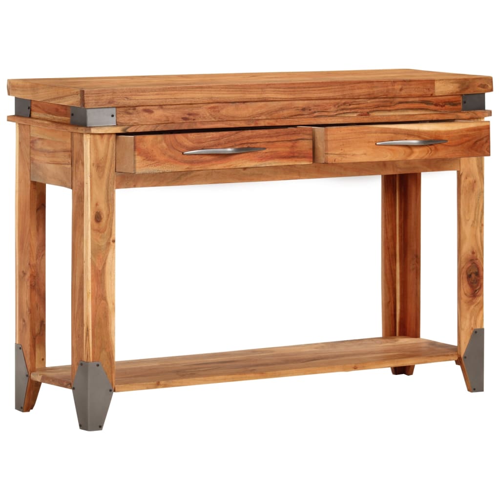 Table console 110x34x74 cm Bois d'acacia massif - XIOS