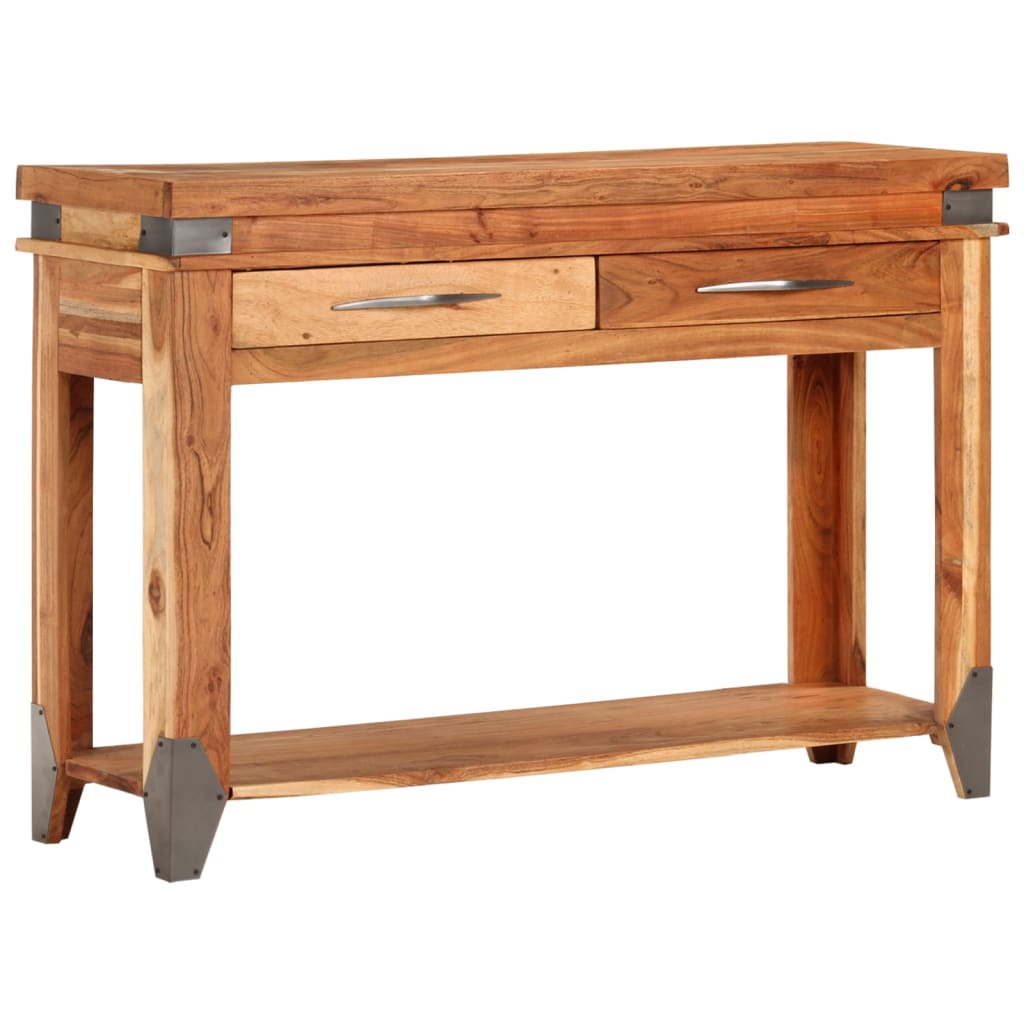 Table console 110x34x74 cm Bois d'acacia massif - XIOS
