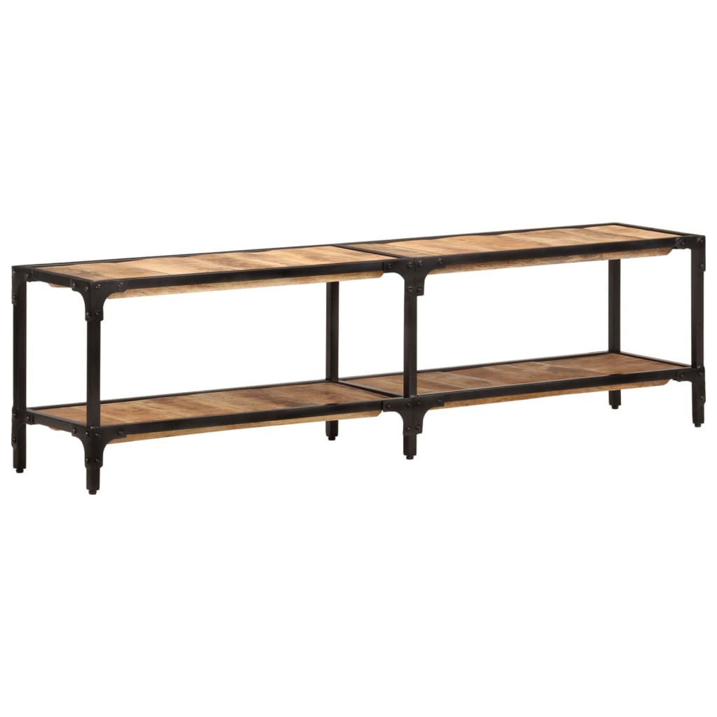 Meuble TV 150x30x41 cm bois massif de manguier - XIOS