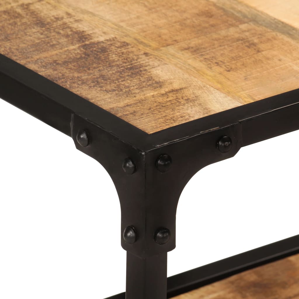 Meuble TV 150x30x41 cm bois massif de manguier - XIOS