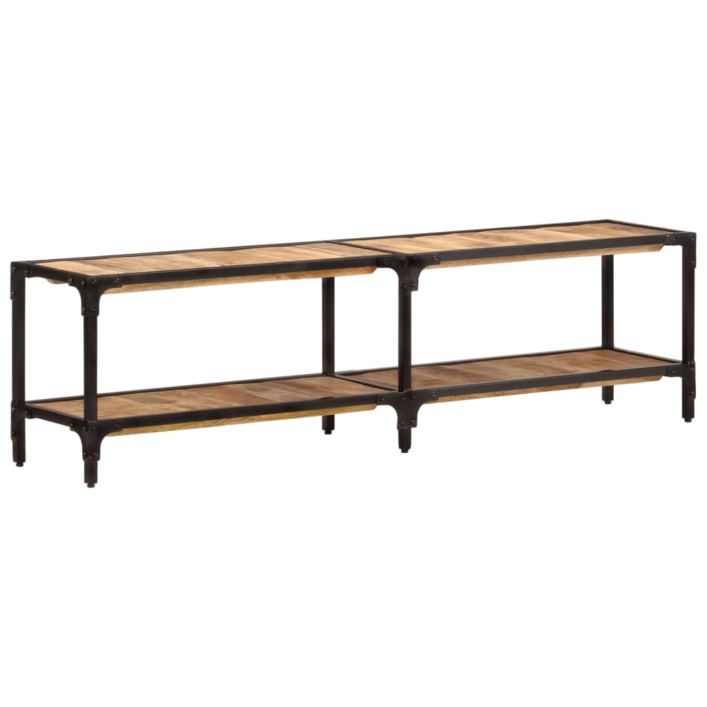 Meuble TV 150x30x41 cm bois massif de manguier - XIOS