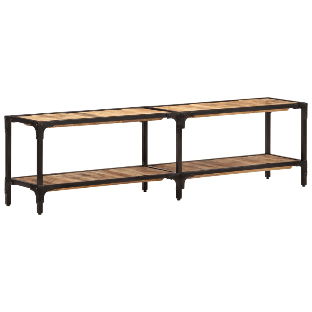 Meuble TV 150x30x41 cm bois massif de manguier - XIOS