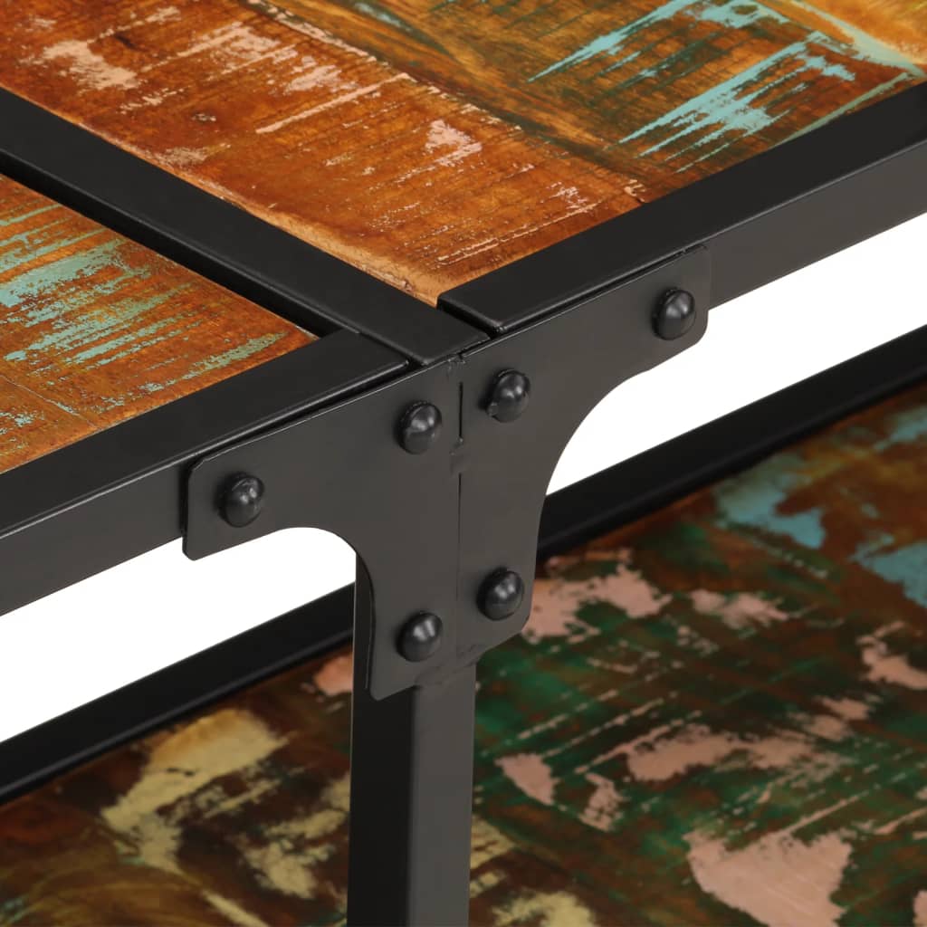 Meuble TV 150x30x41 cm bois massif de récupération - XIOS