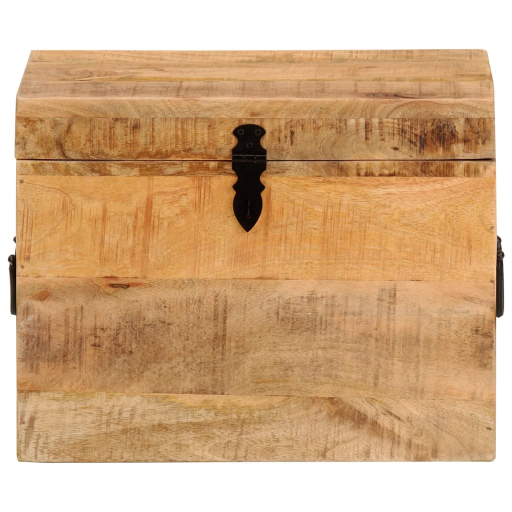 Boîte de rangement 39x28x31 cm Bois massif d'acacia Coffres de rangement vidaXL