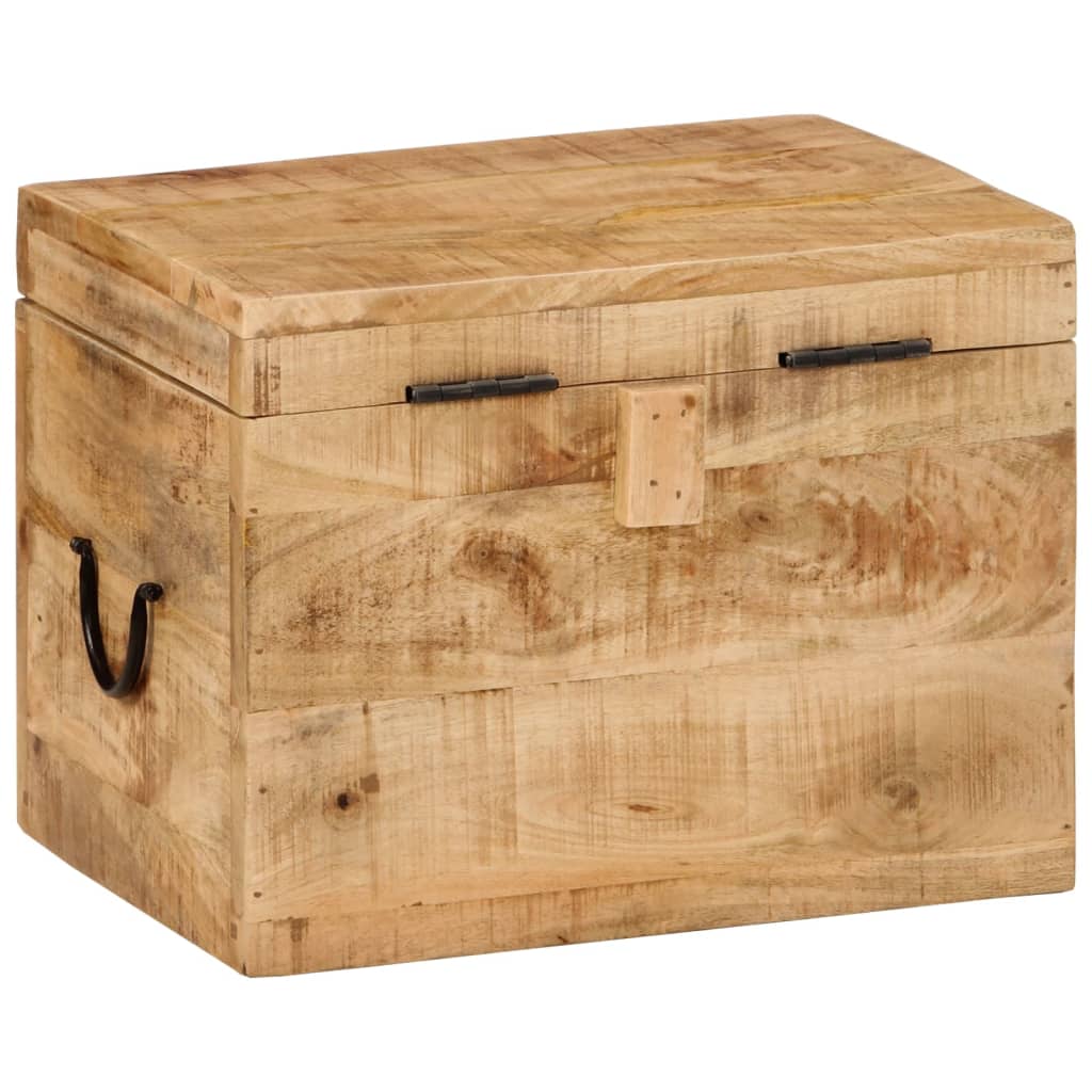Boîte de rangement 39x28x31 cm Bois massif d'acacia Coffres de rangement vidaXL