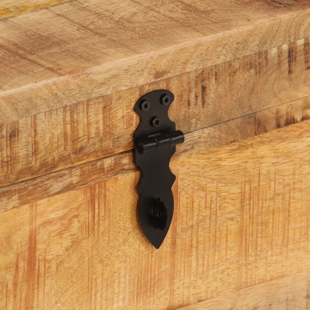 Boîte de rangement 39x28x31 cm Bois massif d'acacia Coffres de rangement vidaXL