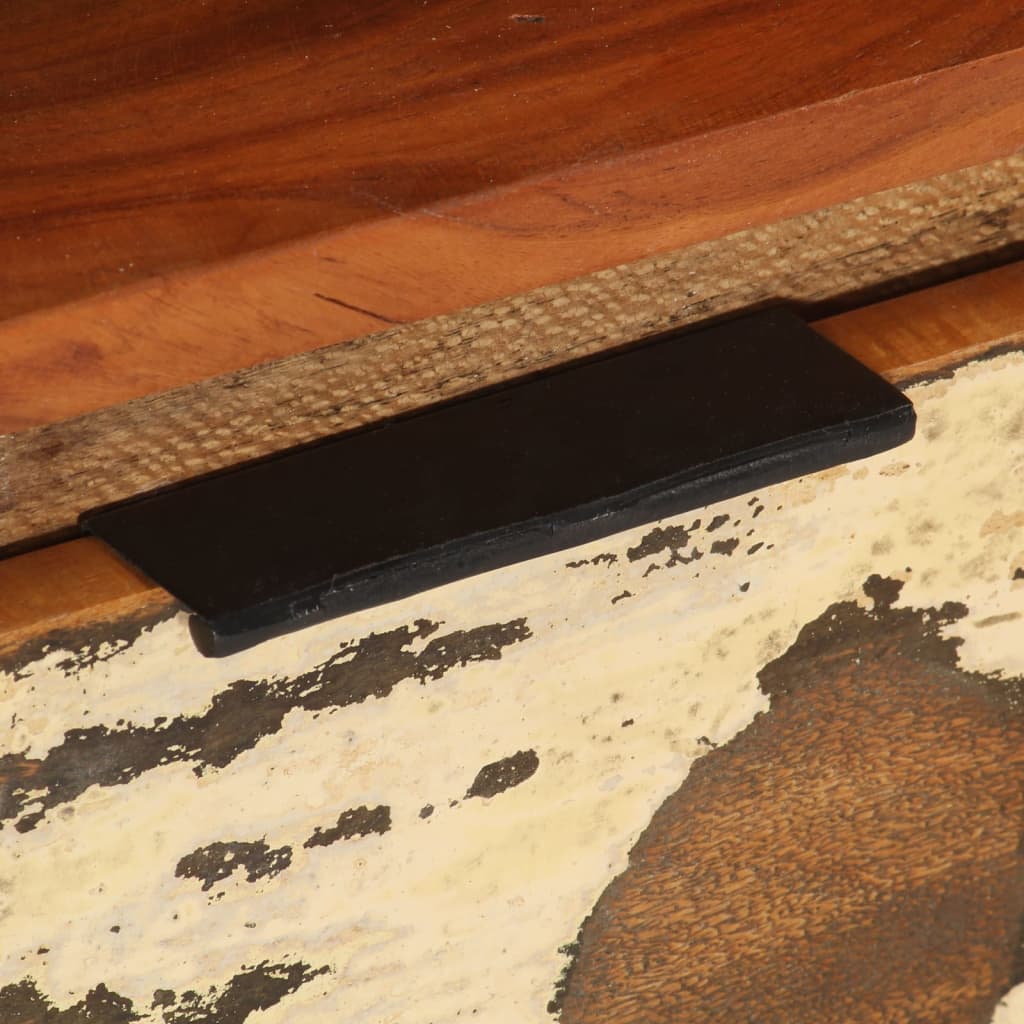 Meuble TV 110x30x40 cm Bois de récupération massif - XIOS