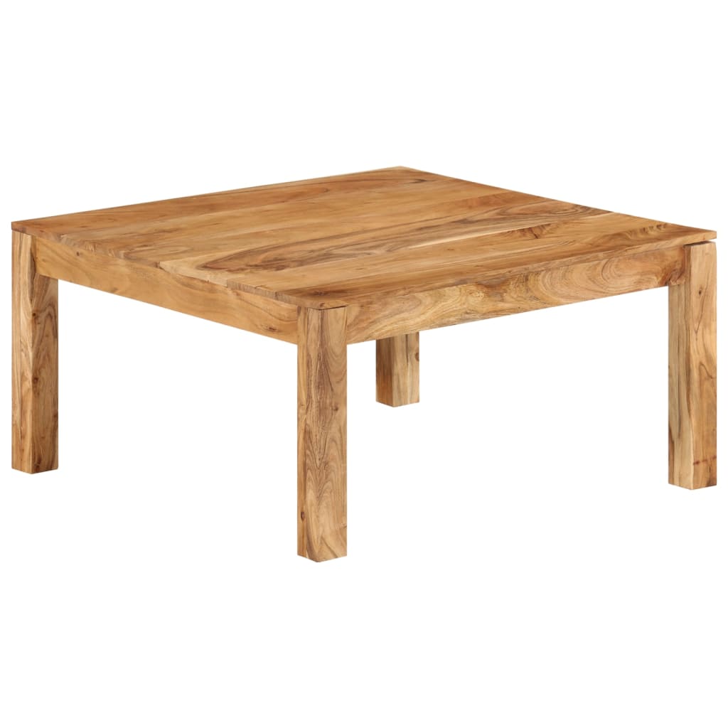 Table basse 80x80x40 cm Bois d'acacia massif - XIOS