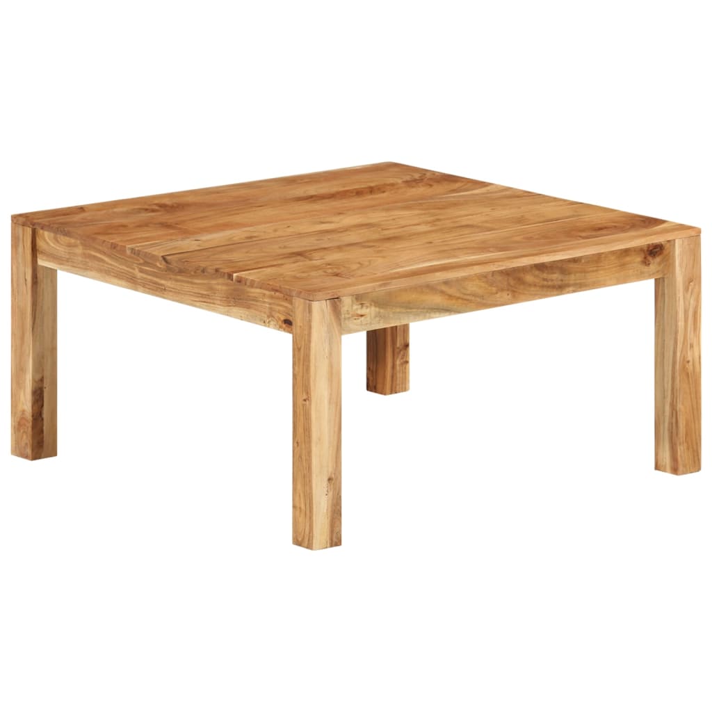 Table basse 80x80x40 cm Bois d'acacia massif - XIOS