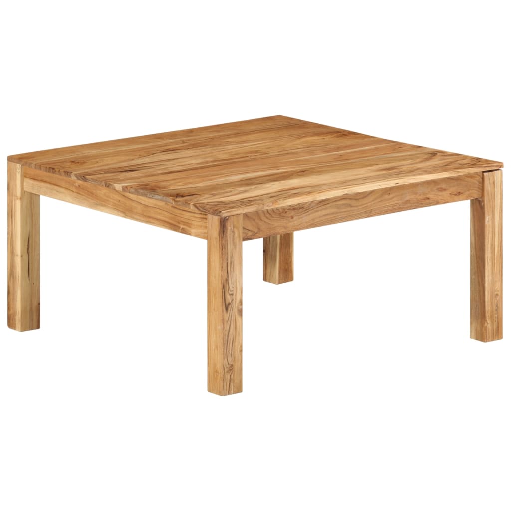 Table basse 80x80x40 cm Bois d'acacia massif - XIOS