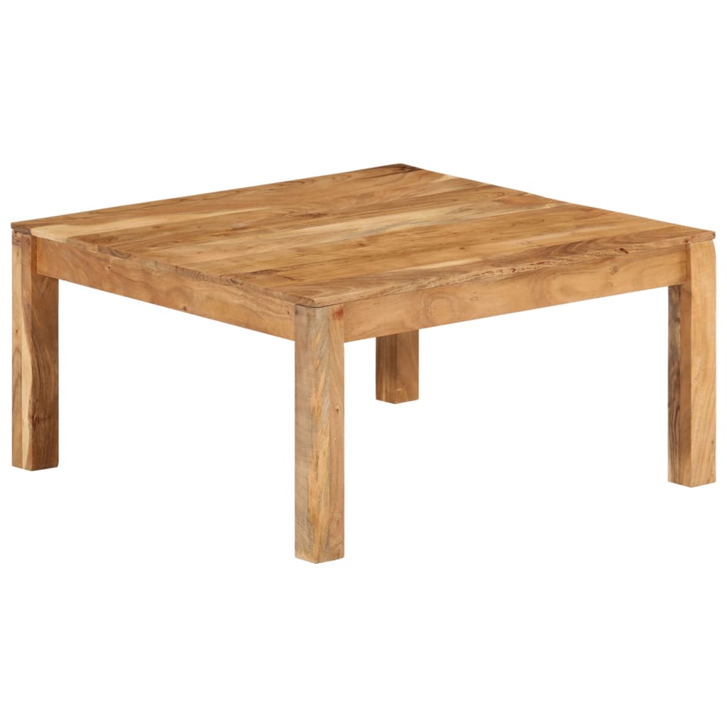 Table basse 80x80x40 cm Bois d'acacia massif - XIOS