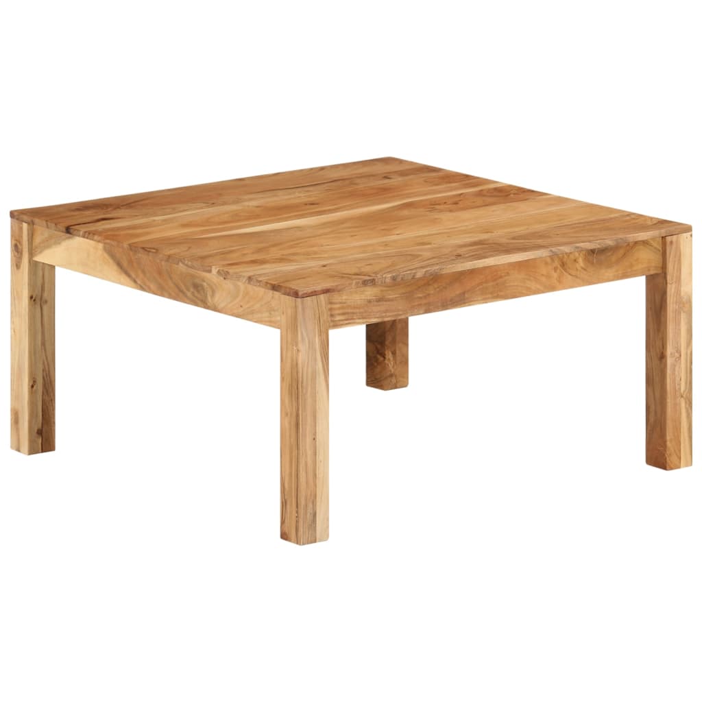 Table basse 80x80x40 cm Bois d'acacia massif - XIOS