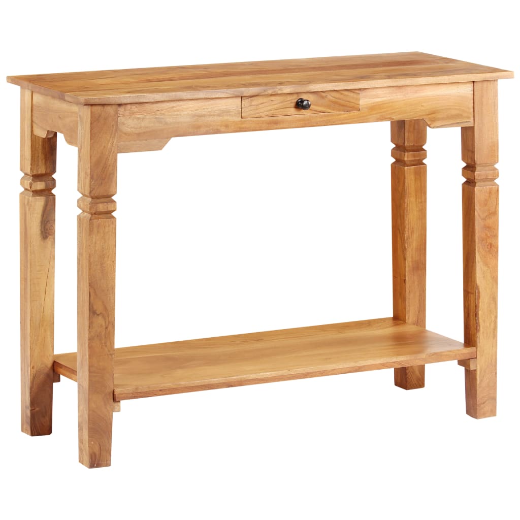 Table console 100x40x76 cm Bois d'acacia massif - XIOS