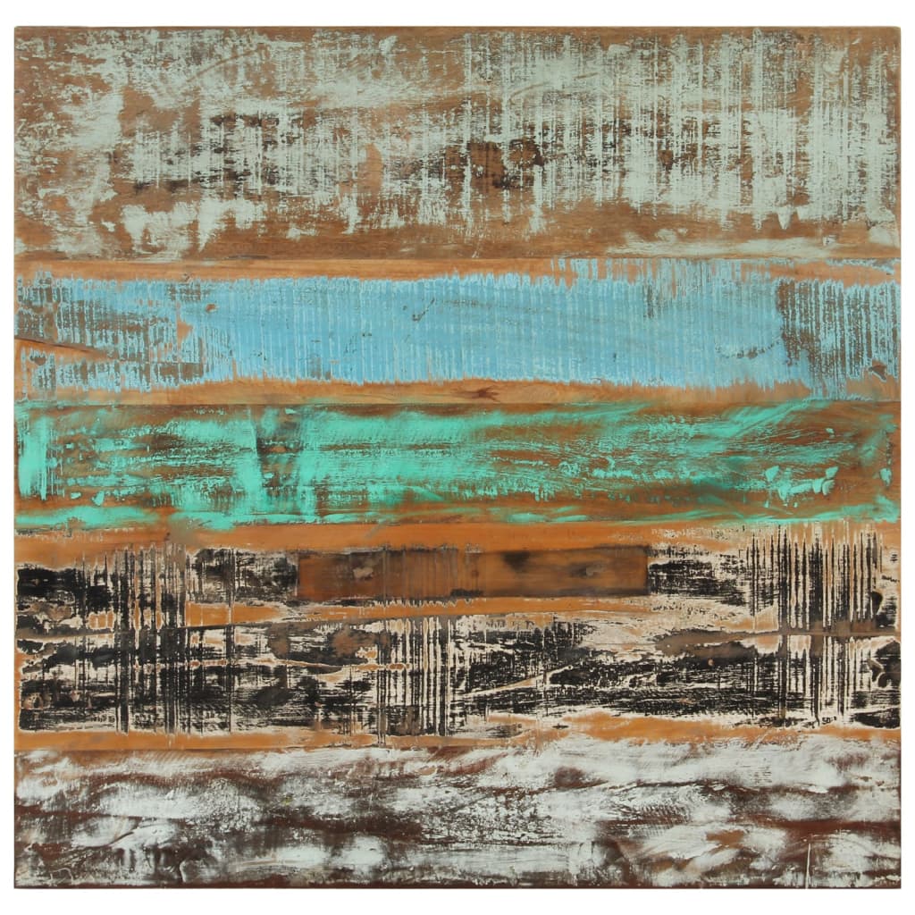 Table à manger 82x80x76 cm Bois de récupération massif - XIOS