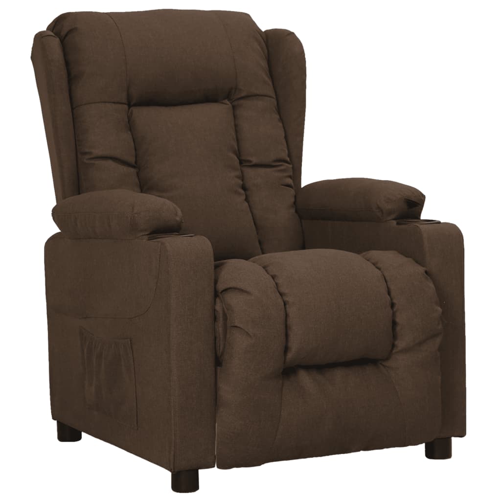 Fauteuil inclinable Marron Tissu - XIOS