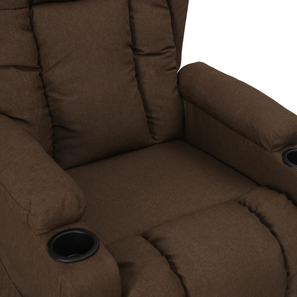 Fauteuil inclinable Marron Tissu - XIOS