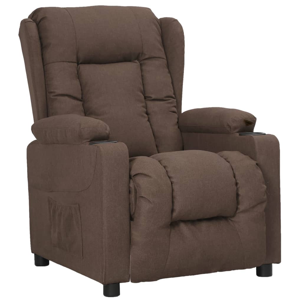 Fauteuil inclinable Taupe Tissu - XIOS