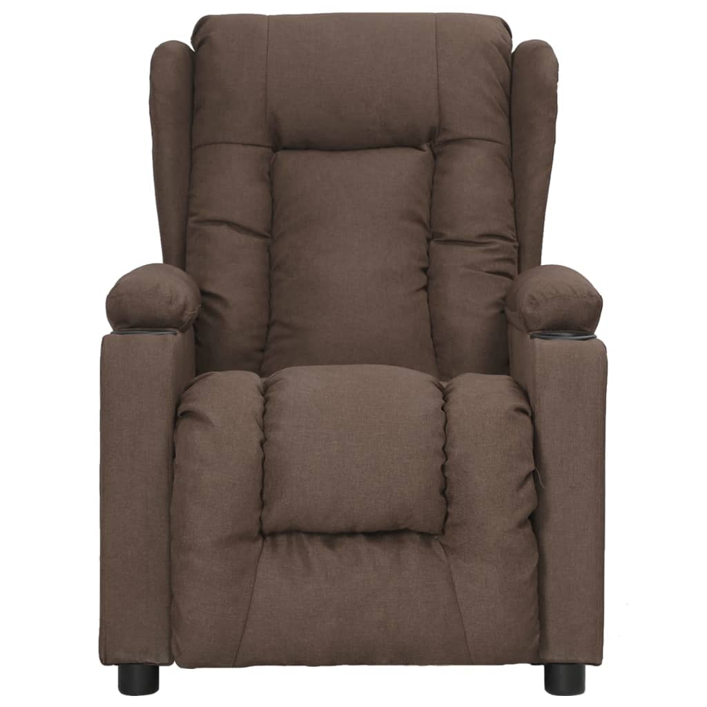 Fauteuil inclinable Taupe Tissu - XIOS