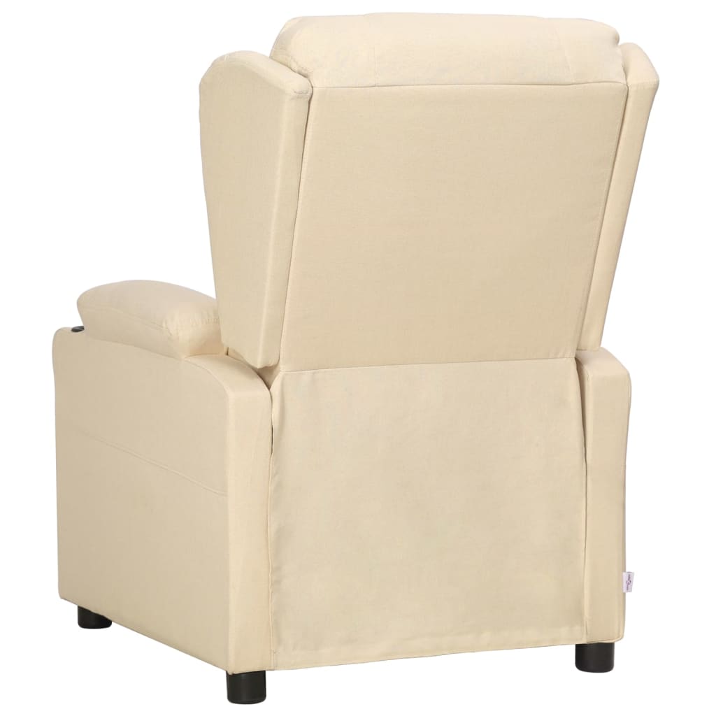 Fauteuil inclinable Crème Tissu - XIOS