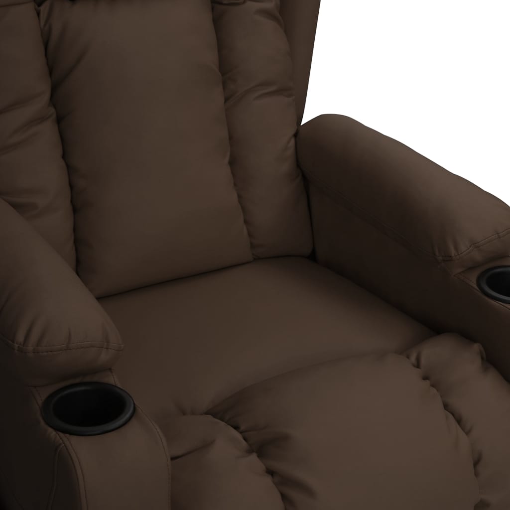 Fauteuil inclinable Marron Similicuir - XIOS