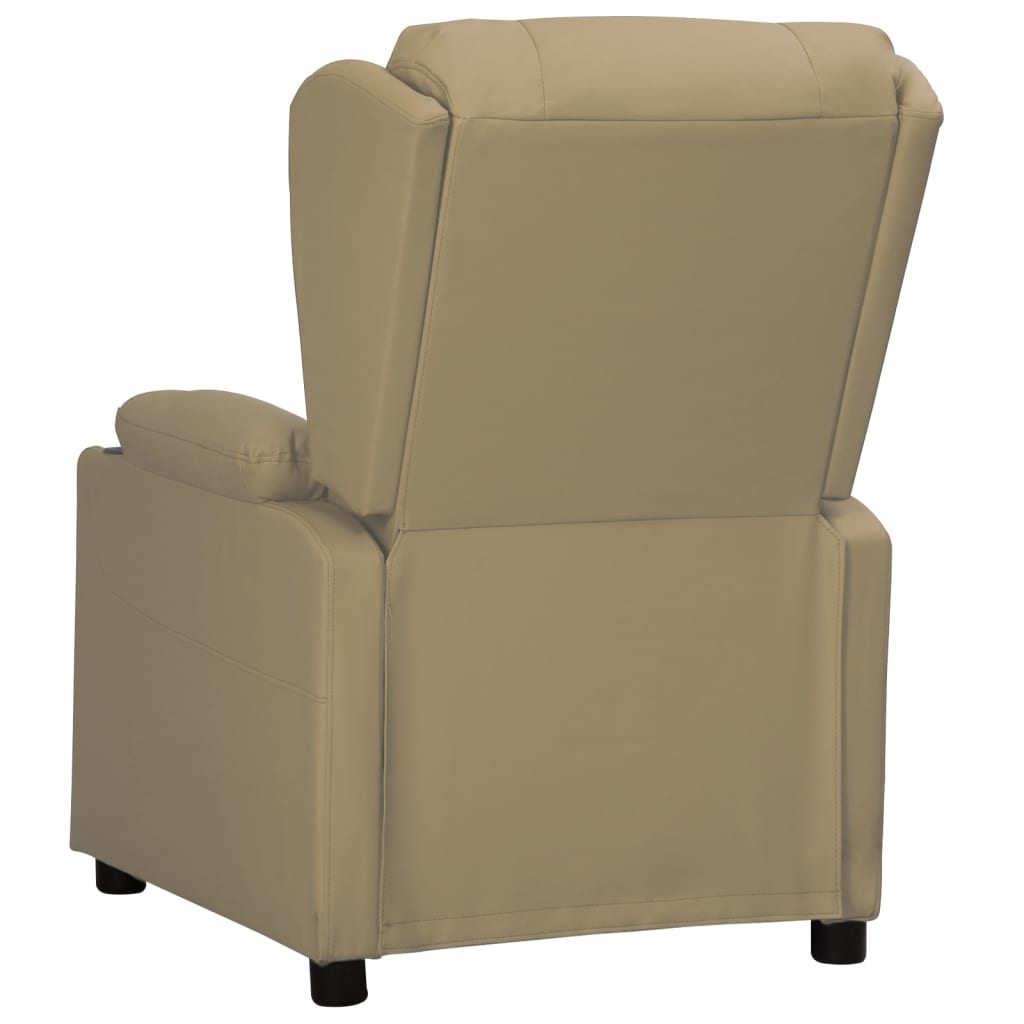 Fauteuil inclinable Cappuccino Similicuir - XIOS
