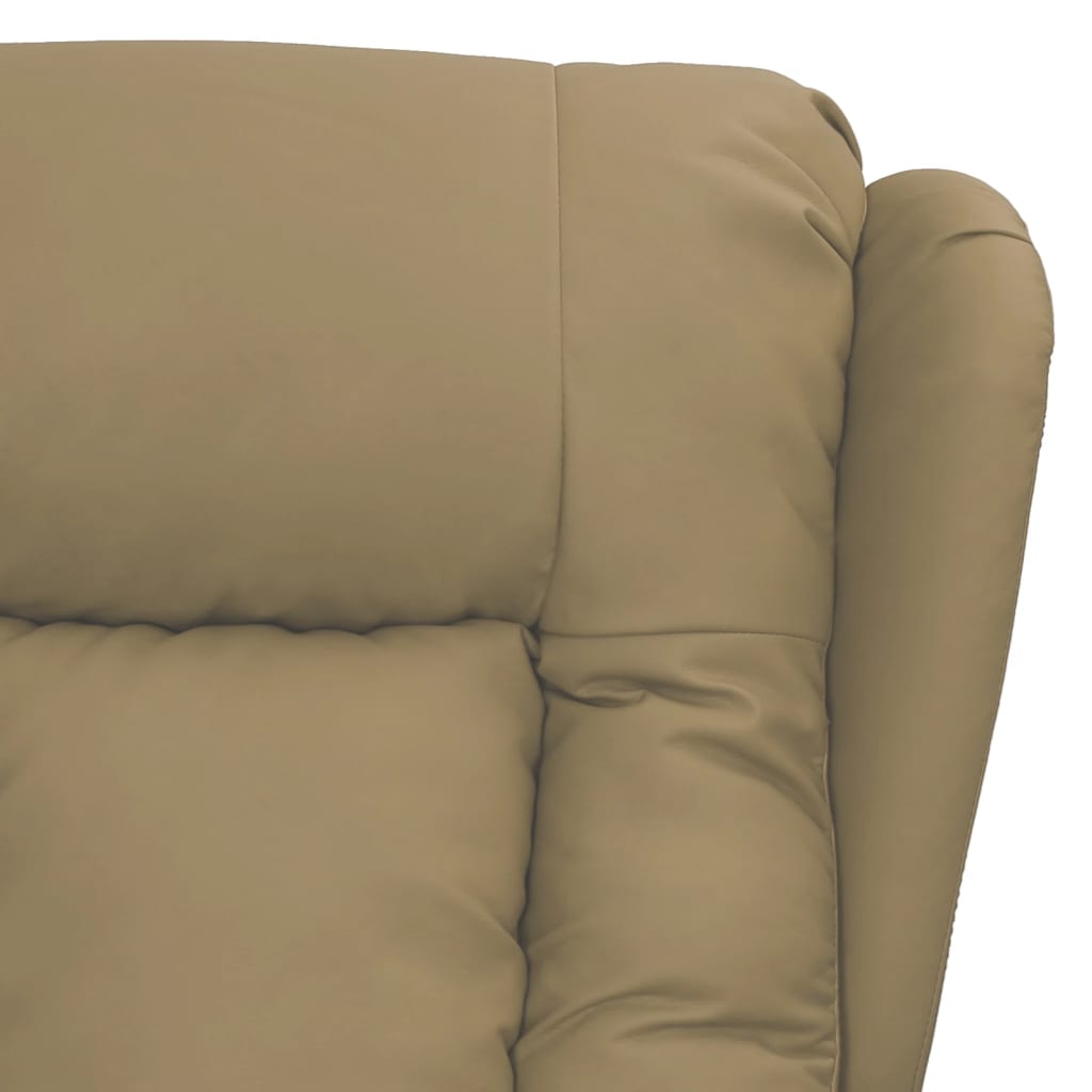 Fauteuil inclinable Cappuccino Similicuir - XIOS