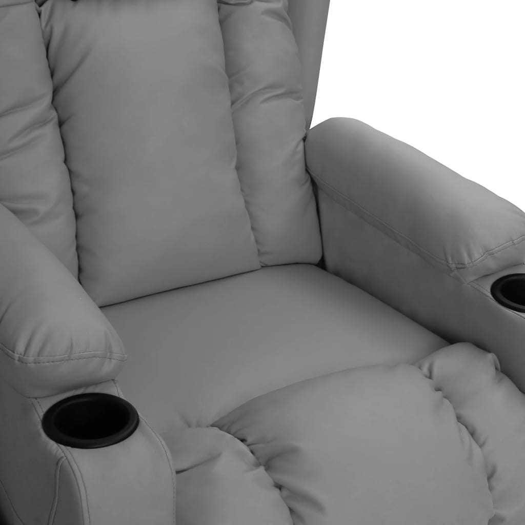 Fauteuil inclinable Gris Similicuir - XIOS