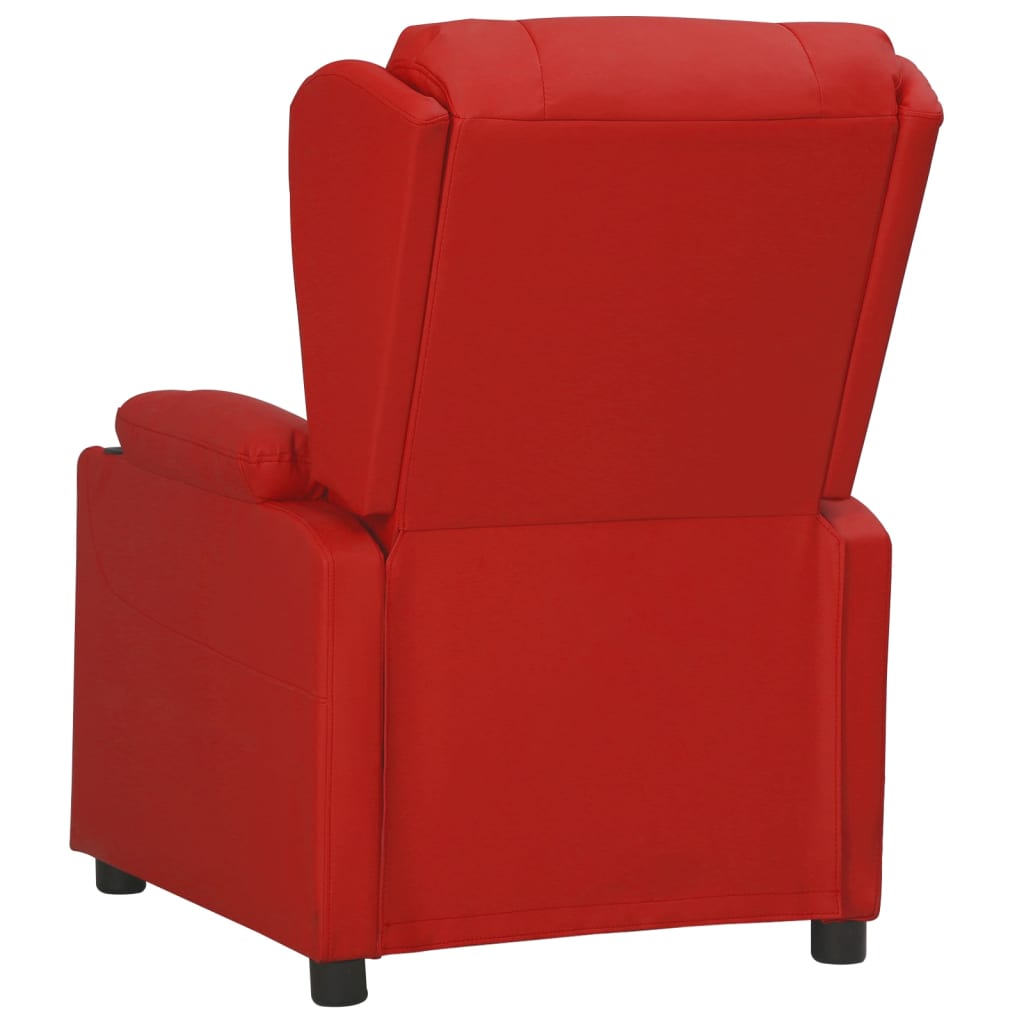 Fauteuil inclinable Rouge bordeaux Similicuir - XIOS