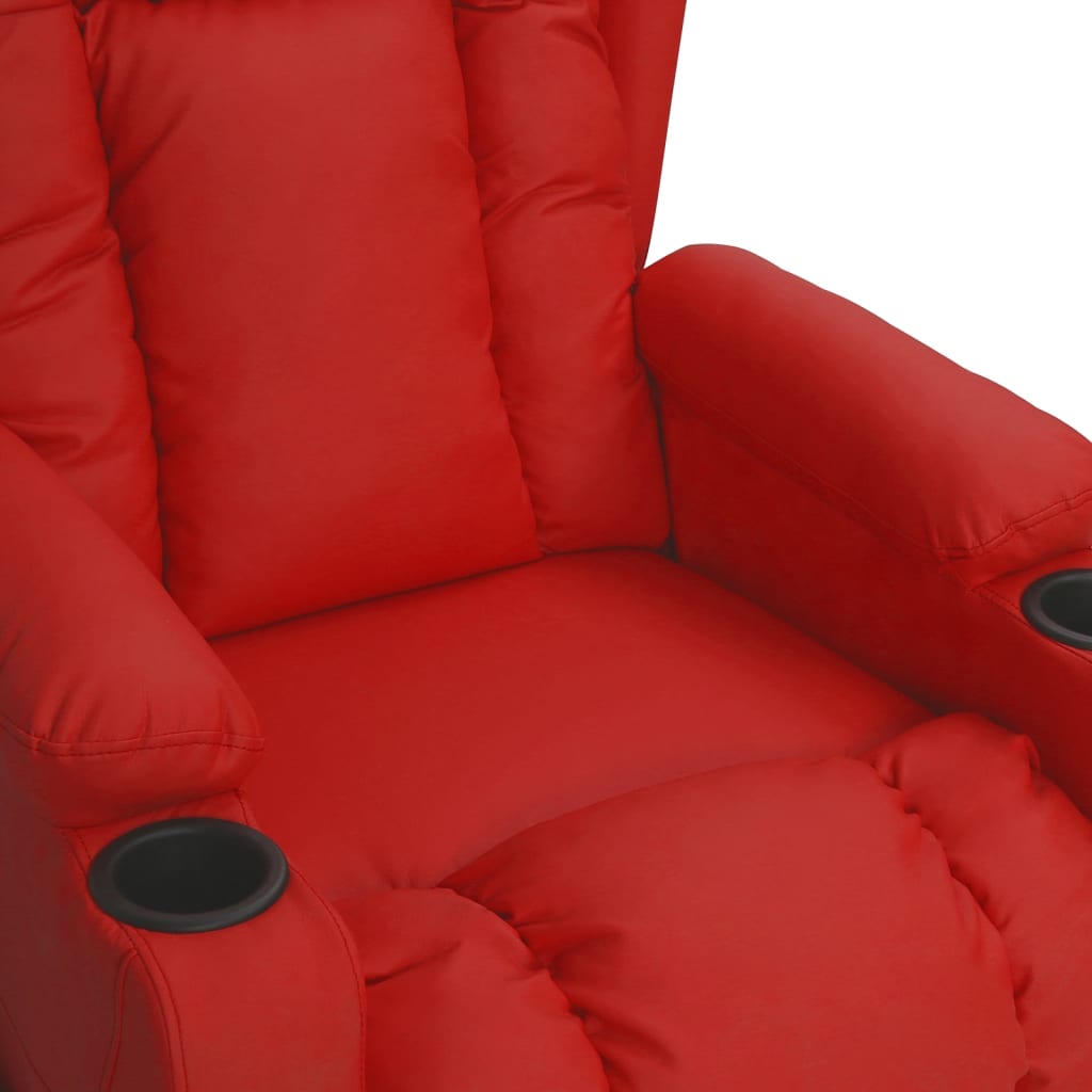 Fauteuil inclinable Rouge bordeaux Similicuir - XIOS