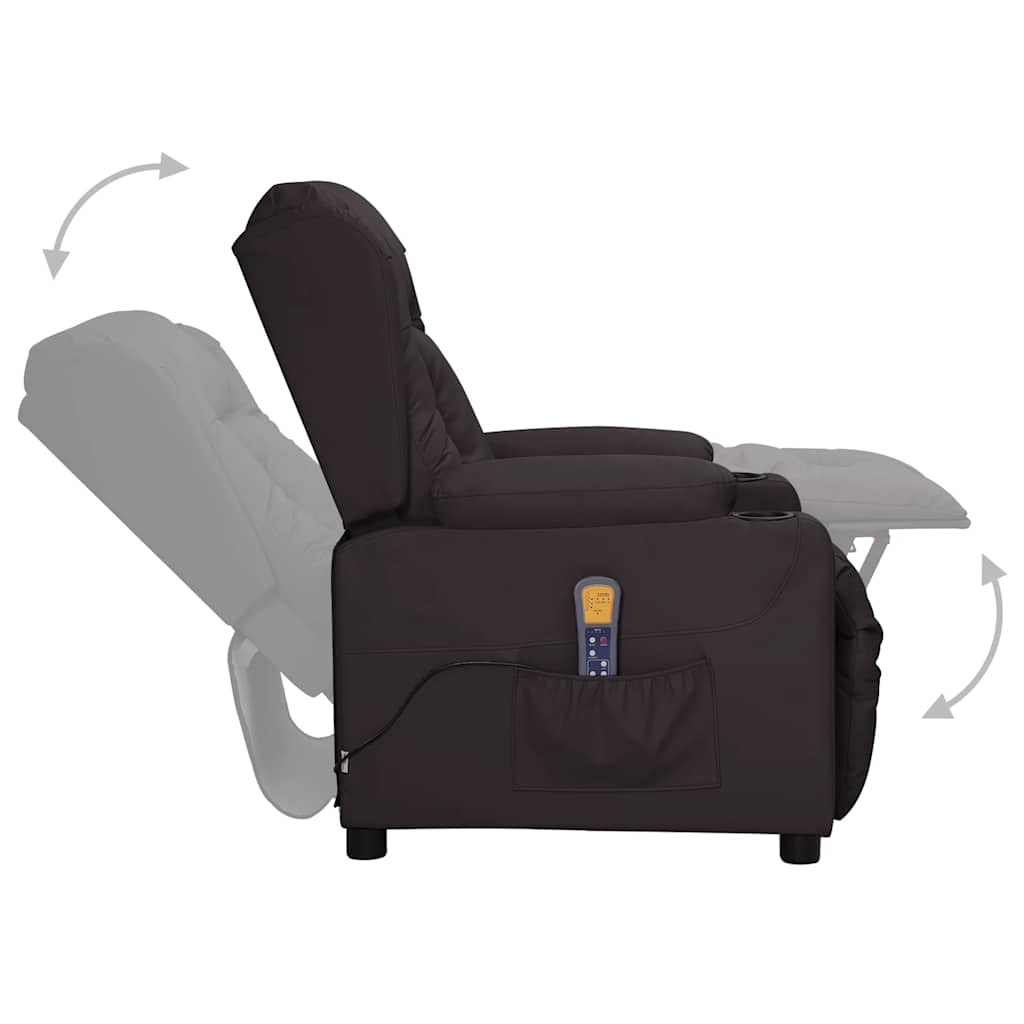 Fauteuil de massage Noir Similicuir - XIOS