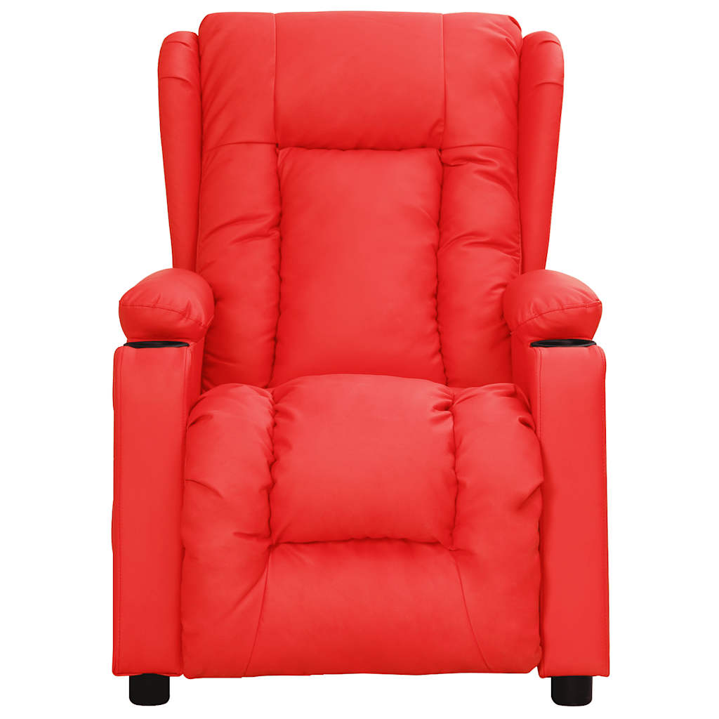 Fauteuil de massage Rouge Similicuir