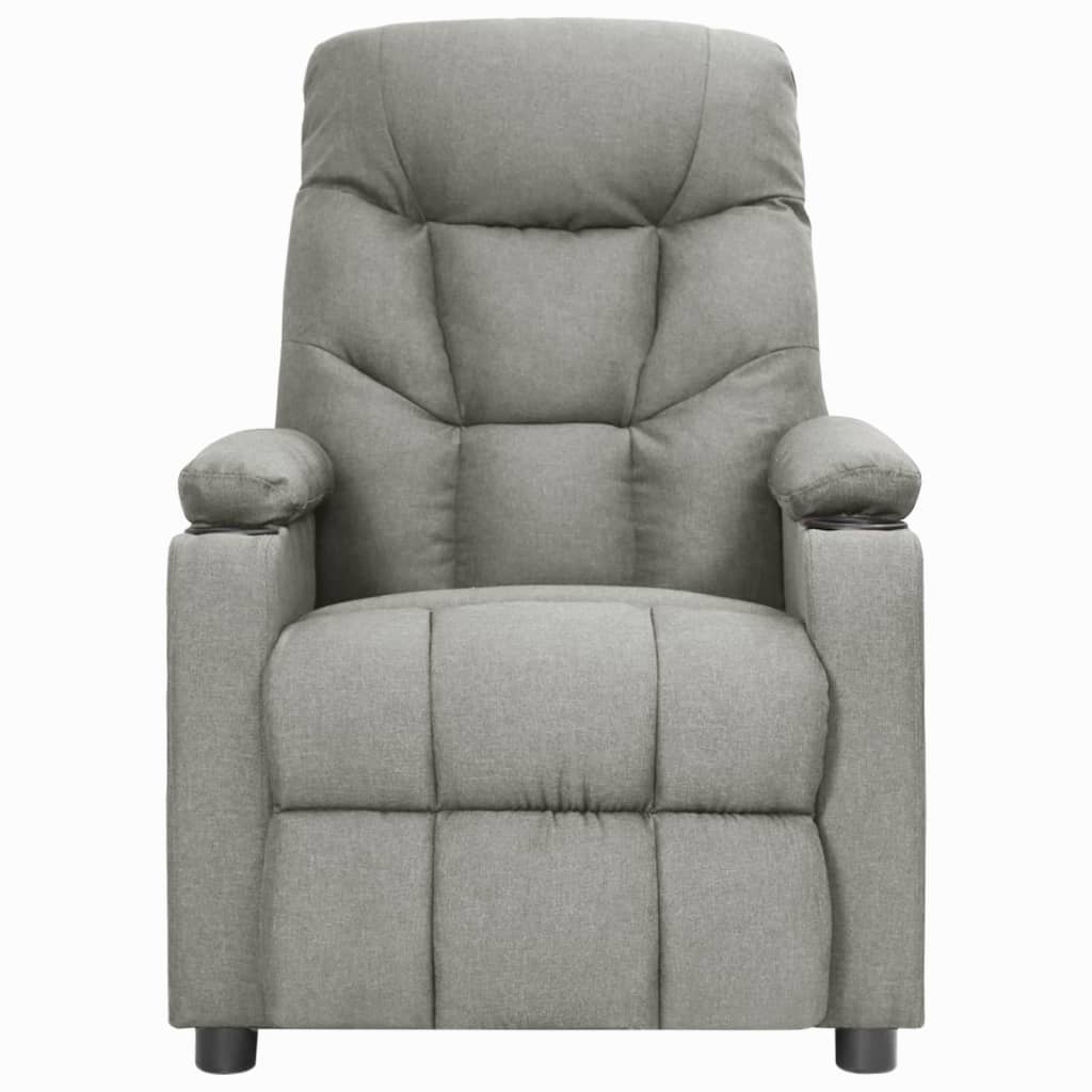 Fauteuil inclinable Gris clair Tissu - XIOS