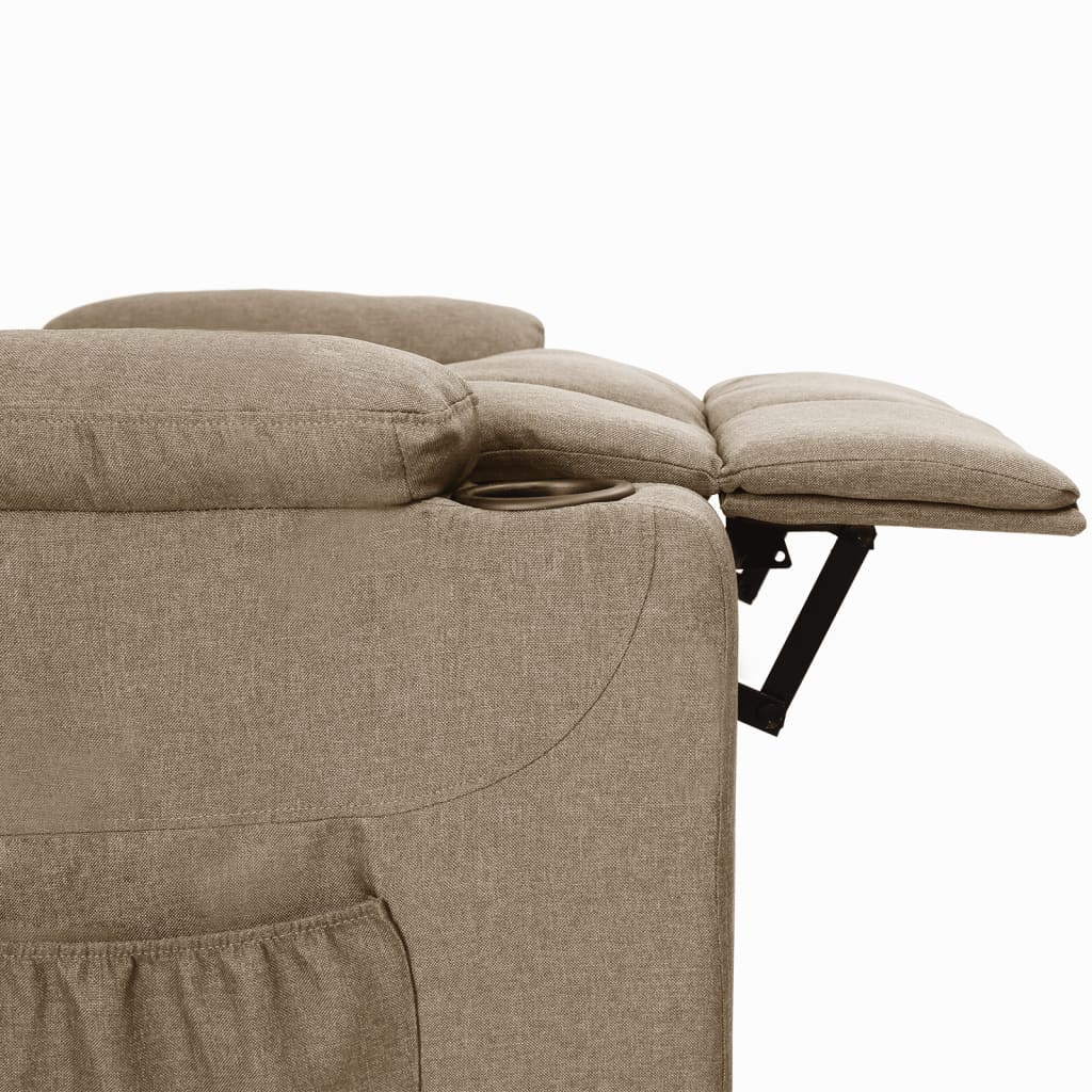 Fauteuil inclinable Taupe Tissu - XIOS
