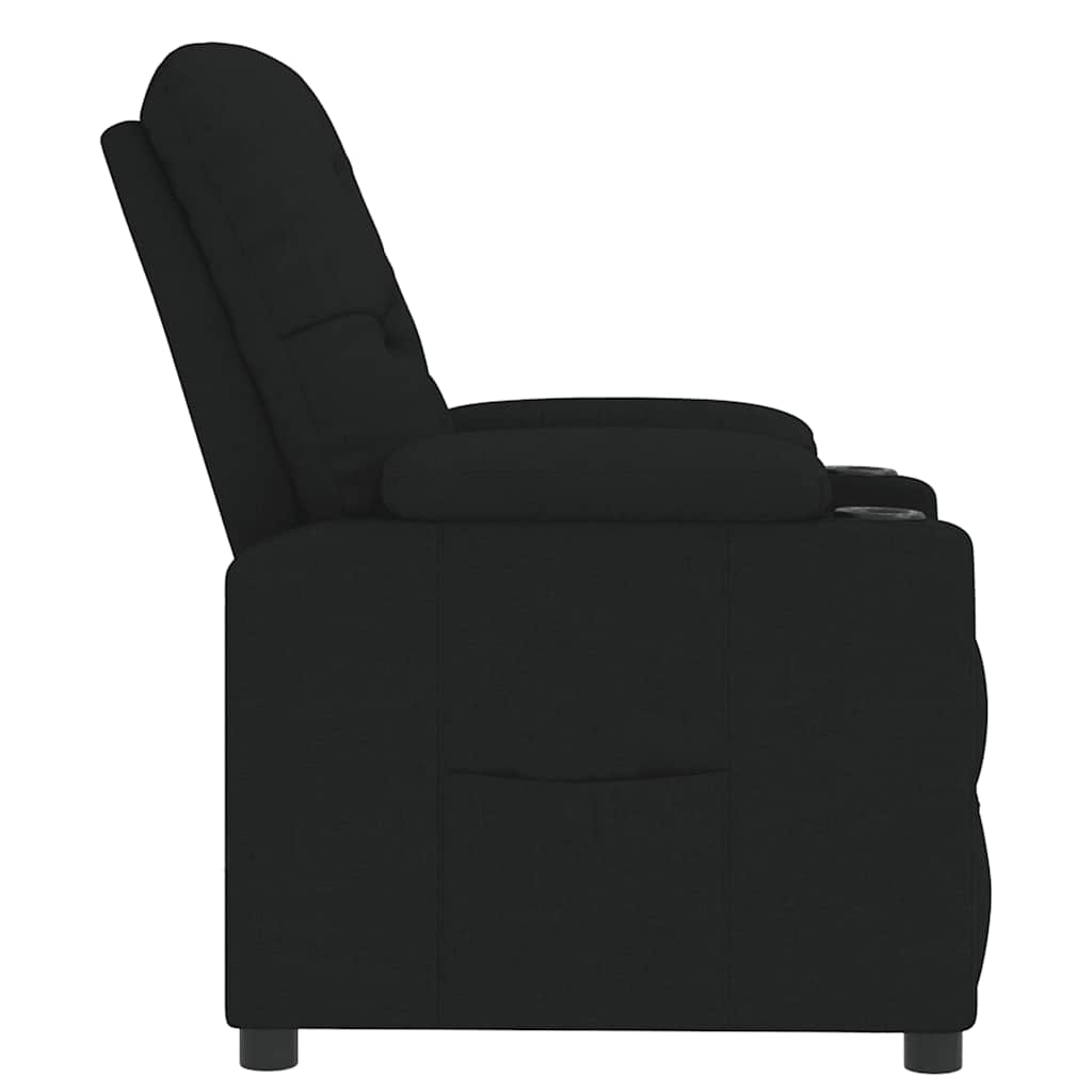 Fauteuil inclinable Noir Tissu - XIOS