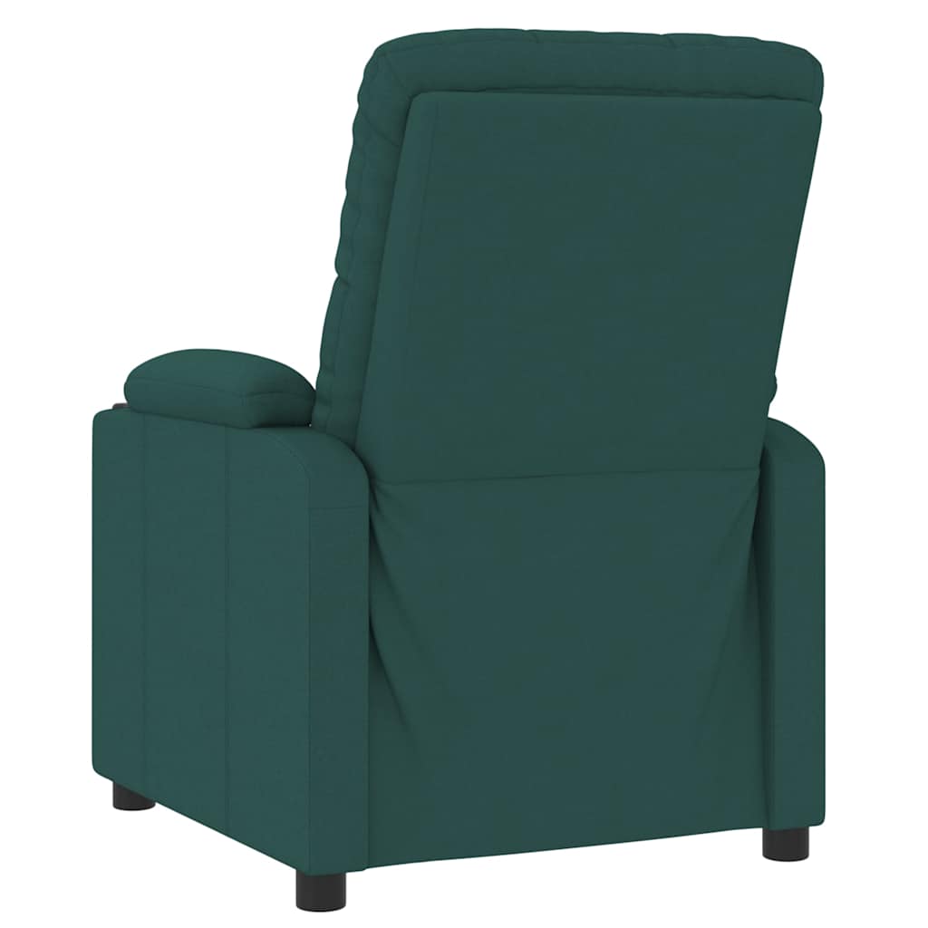 Fauteuil inclinable Vert foncé Tissu - XIOS