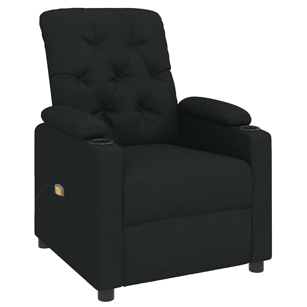 Fauteuil de massage Noir Tissu - XIOS