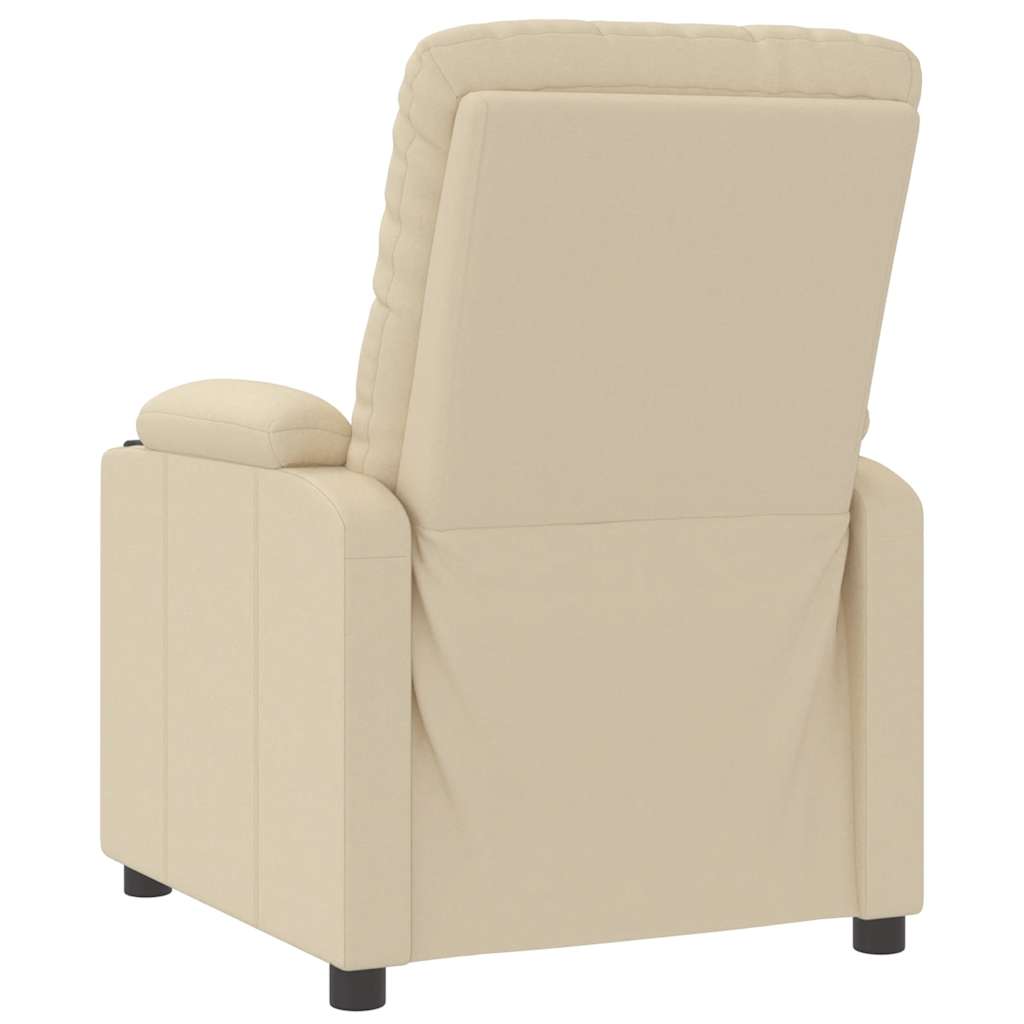 Fauteuil de massage Crème Tissu
