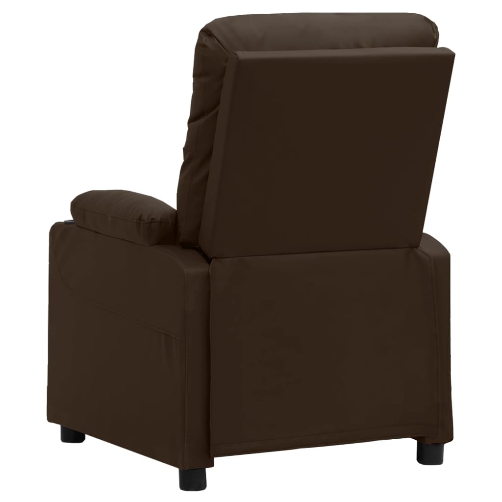 Fauteuil inclinable Marron Similicuir - XIOS