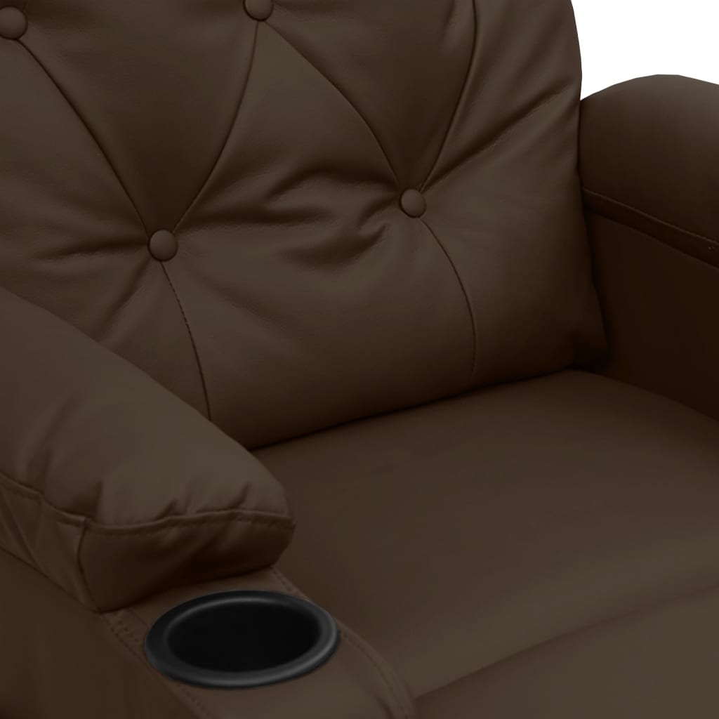 Fauteuil inclinable Marron Similicuir - XIOS