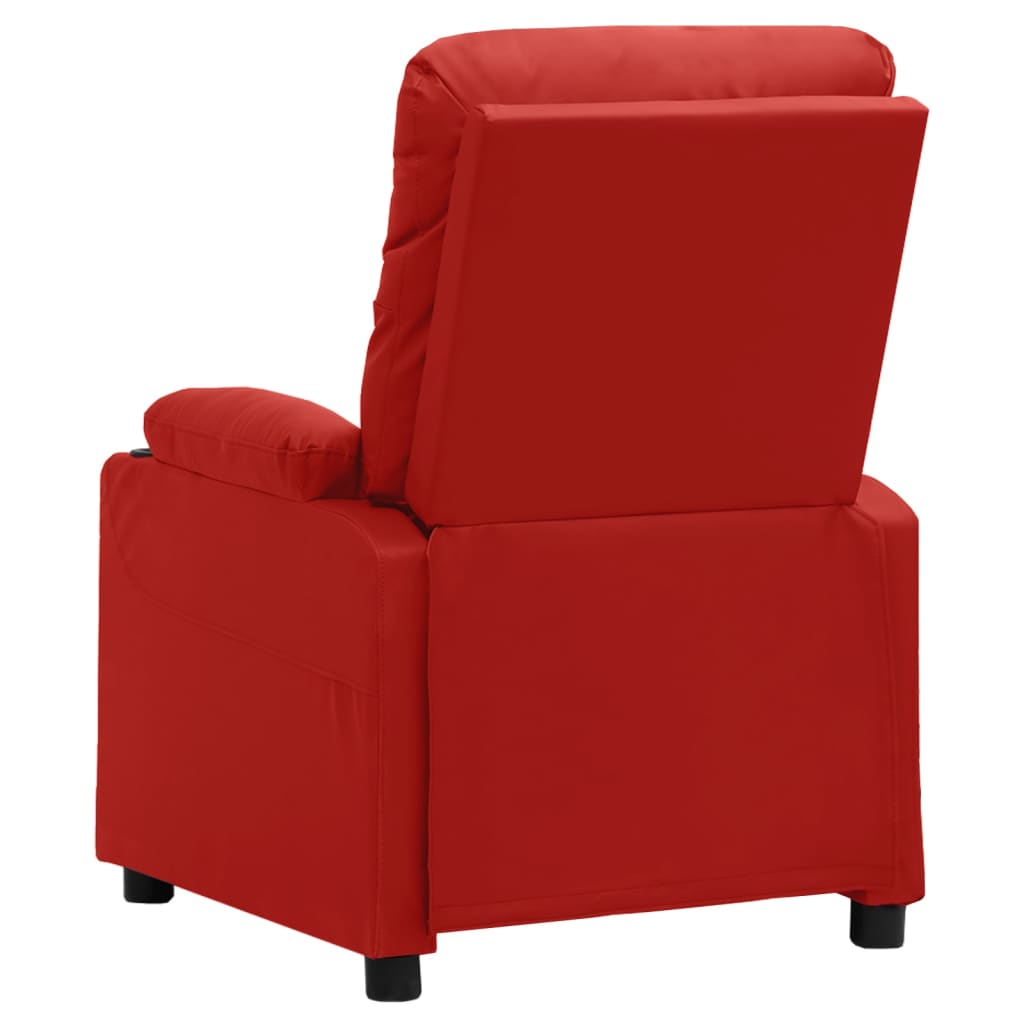 Fauteuil de massage Rouge bordeaux Similicuir - XIOS