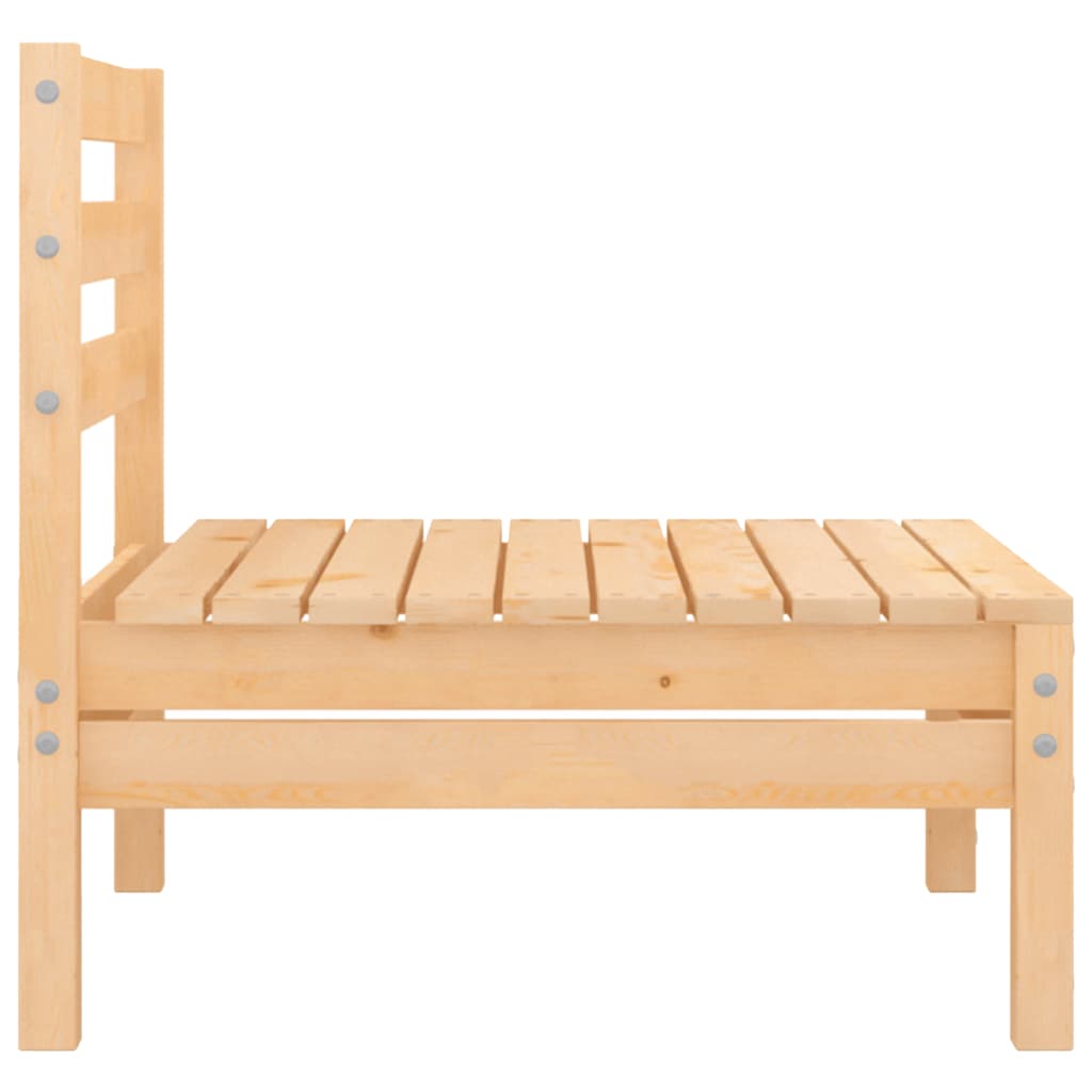 Salon de jardin 6 pcs Bois de pin massif