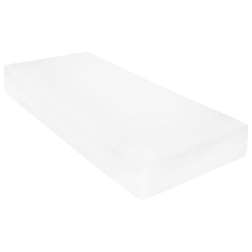 Lit de repos avec matelas 90x200 cm Blanc Bois de pin massif - XIOS