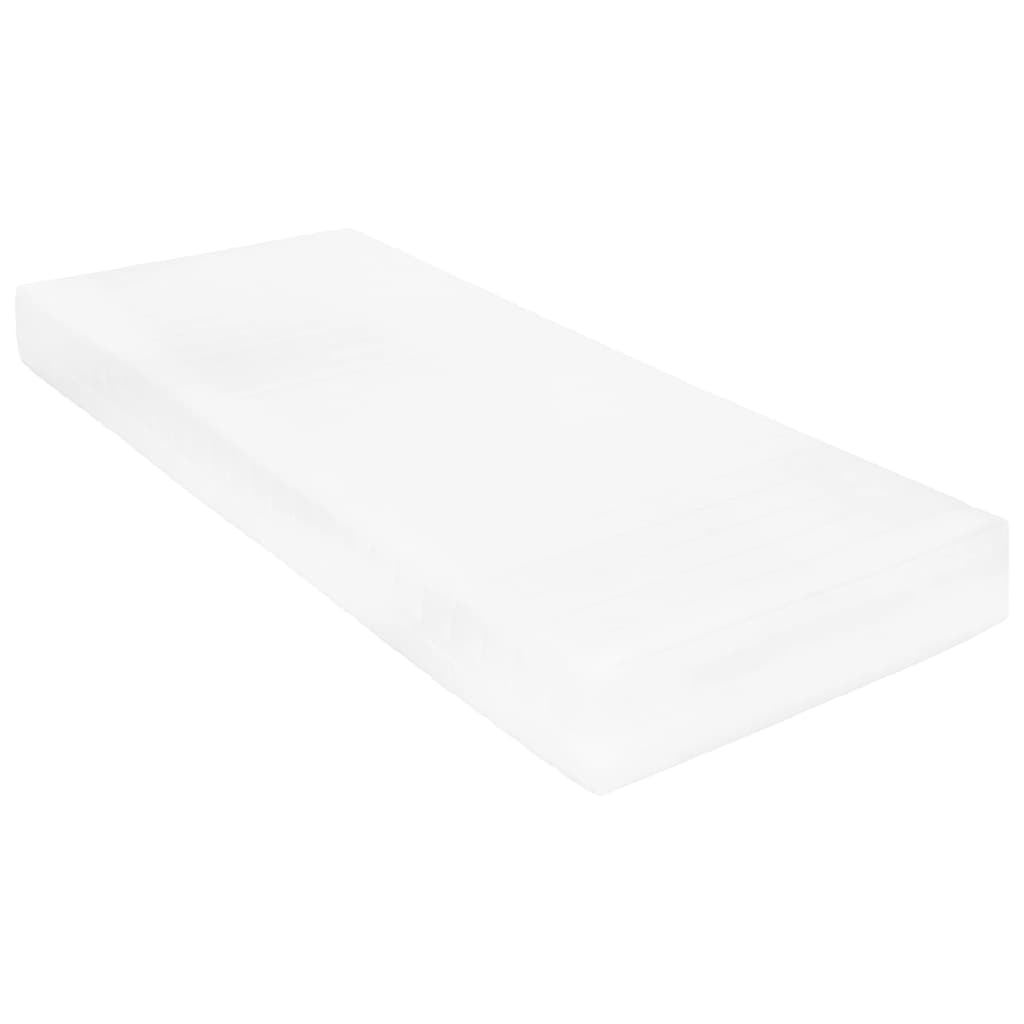 Lit de repos avec matelas 90x200 cm Blanc Bois de pin massif - XIOS