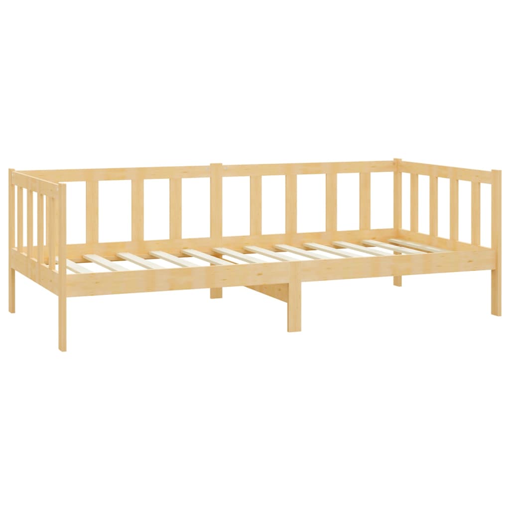 Lit de repos avec matelas 90x200 cm Bois de pin massif - XIOS