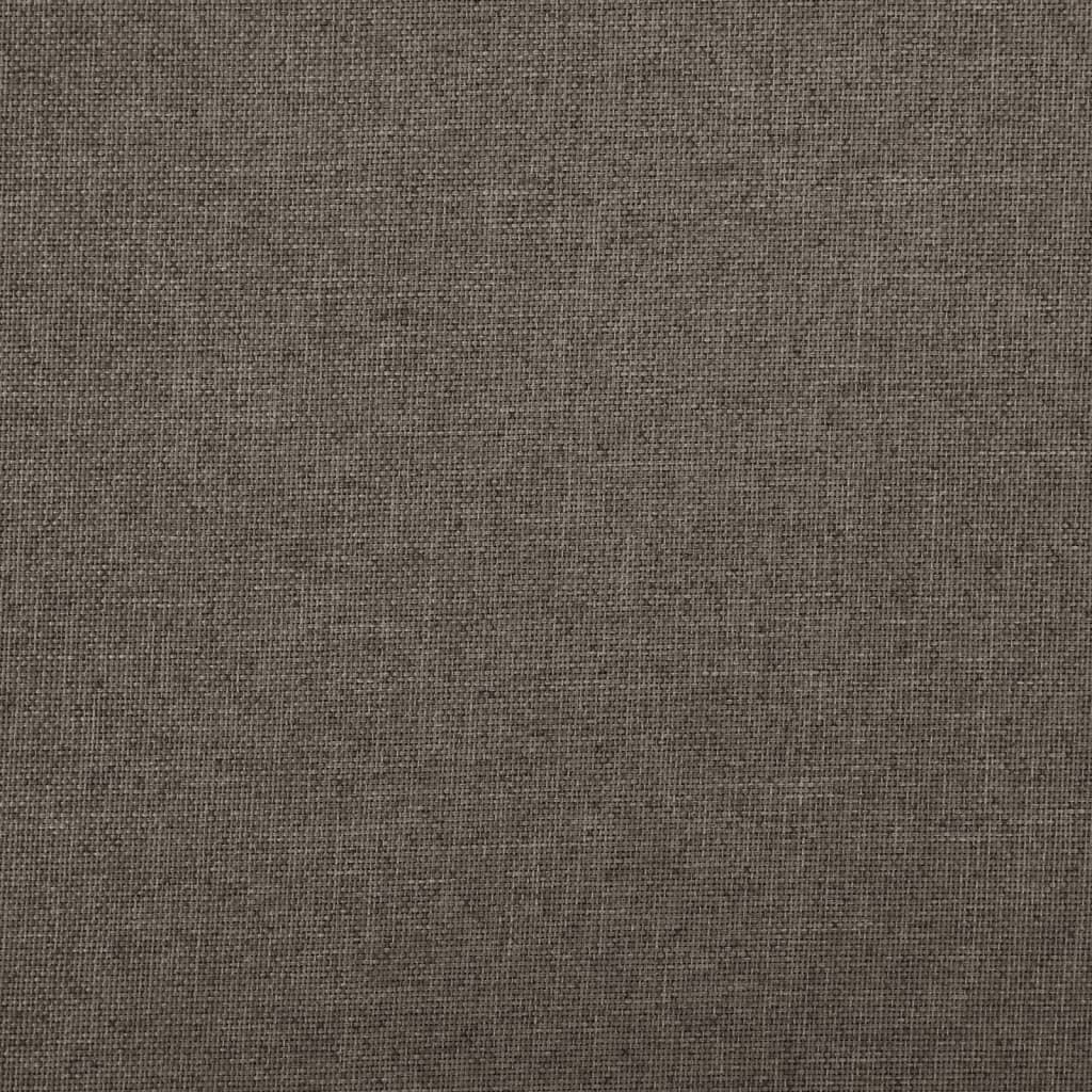 Tabourets de rangement pliables lot de 2 marron faux lin - XIOS