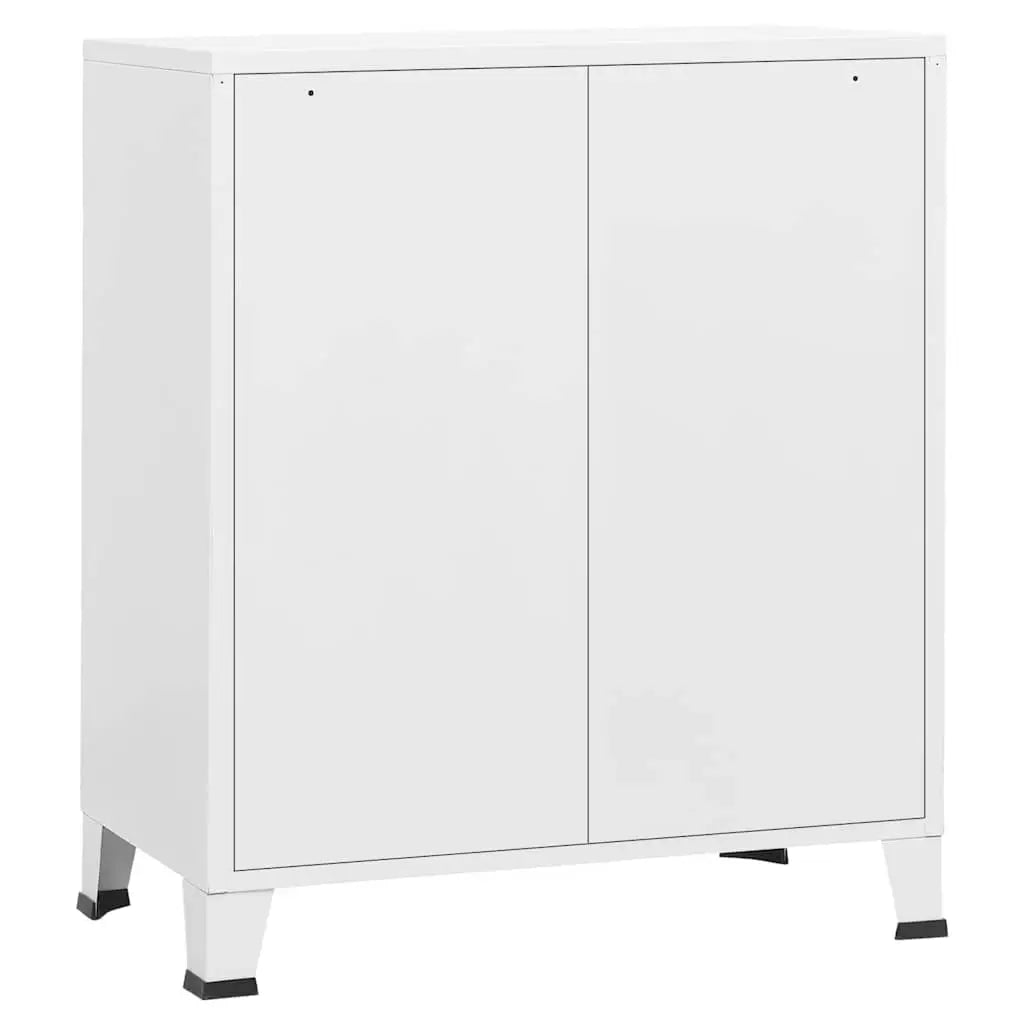 Armoire à tiroirs industrielle Blanc 78x40x93 cm Métal - XIOS